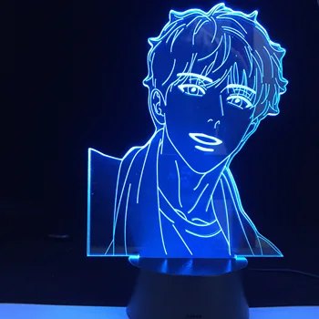 BL Anime Aj Alex Svetlo na Lôžko Izba Dekor Dotykový Snímač Farebné Led Nočné Svetlo Ahn Jiwon Lampa Bj Akrylových 3d Lampa Darček