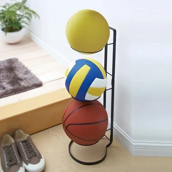 In Loptu Úložný Stojan Basketbal, Futbal, Displej Rack Domov Železa Multi-layer Rack