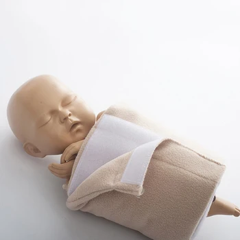Jednofarebné Unisex Novorodenca Fotografiu Strieľať Swaddle Deka Úsek Zábaly Dieťa Obálky Spánku vrece posteľná bielizeň
