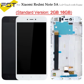 Pre Xiao Redmi Poznámka 5A Štandardné 2 gb/16 GB LCD Displej Pre RedRice Poznámka 5A LCD Digitalizátorom. Obrazovky Touch Panel S Rámom
