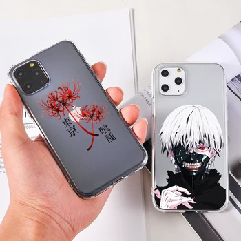 Jujutsu Kaisen Anime Telefón puzdro Pre iPhone 12 11 Pro MAX XR XS X Prípade Jasné, Silikónové TPU Pre iPhone SE 2020 7 8 Plus Kryt Funda