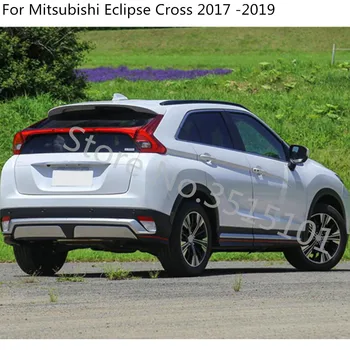 Auto Telo Chrániť Stick Rám Lampa Výbava ABS Chrome/Uhlíkových Vlákien kľučky 8pcs Na Mitsubishi Eclipse Kríž 2017 2018 2019 2020