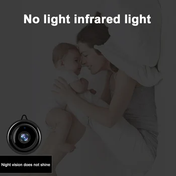 Bezdrôtový wifi Mini IP Kamera 1080P HD IR Nočné Videnie Mikro Kamera Home Security dohľadu WiFi Baby Monitor Fotoaparátu