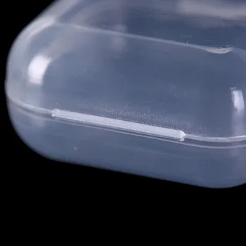 Lacné Mini zátkové chrániče sluchu Kontajnerové Plavidlá Transparentné Mince Pilulku Šperky balenie Organizér Štvorcového Tvaru Box Úložný Plastový Jasné, Box