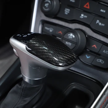 Radiacej Páky Čalúnenie Reálne Uhlíkových Vlákien Výzdoba Interiéru Vozidla pre Dodge Challenger Nabíjačku-2020
