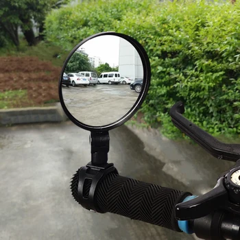 Požičovňa Spätné Riadidlá Zrkadlá na Bicykli Zozadu MTB Bike Silikónová Rukoväť Spätné Zrkadlo Drop Shipping