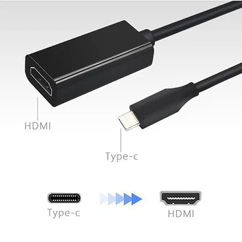 Hot-Typ-C pre Adaptér HDMI HD 1080P 4K o Video Kábel Converter, HDTV Adaptér