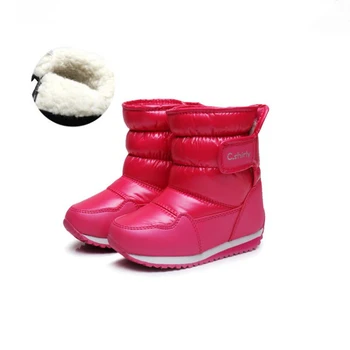 Zimné nové cherry snehu topánky dievčatá roztomilý anti-mokrý protišmyková obuv princezná zime sneh topánky