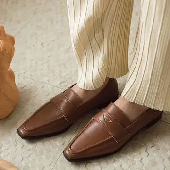 ALLBITEFO mäkké prírodné originálne kožené vysoké podpätky ženy pohodlné úrad práce obuv módne vysokom podpätku topánky ženy podpätky, topánky