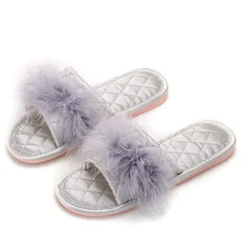 2020 Nové dámske topánky Móda Načechraný Umelú Kožušinu Plyšové Ženy Jar Jeseň Listy Ploché Topánky TX143