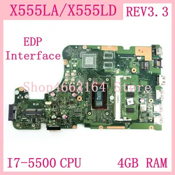X555LA doske I7-5500 CPU 4 gb RAM REV3.3 Pre ASUS W519L X555LP X555LJ X555LB X555LN X555LF X555LD X555L notebook doske