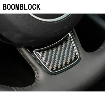 Boomblock Uhlíkových Vlákien Volant, Kryt Nálepky, Auto Doplnky Interiéru Pre Audi A6, A7 2012 2013 2016 2017 2018