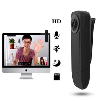 1080P HD Mini Klip Kamerou na Nočné Videnie Micro DVR Videokamera Podpora Vzdialenej Zobraziť TF Kartu Nahrávanie Videa A18 Prenosné-videokamera