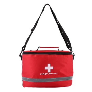 Vonkajšie Prvá Pomoc Kit Šport Camping Taška Domáce Tiesňové Prežitie Package Červená Nylon Zarážajúce, Kríž Symbol Crossbody taška