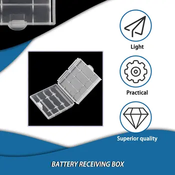 Plastové Skladovanie Batérií Prípade AA AAA 18650 Batérie Prenosné Batérie Držiak-Box Veľká Kapacita Uchovávajte v Suchu