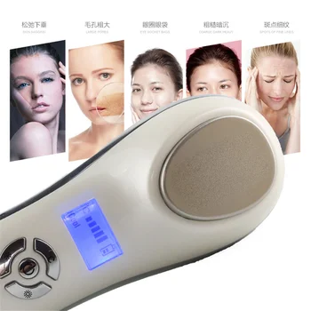 Krásy Stroj Teplej Studenej Masáž Tváre Masér Face Lift Skin Care Vibrovať, Akupunktúra Odstraňovač Vrások Zdravotnícke Prístroje