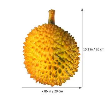 1 pc Simulácie Durian Ornament Ozdobné Falošné Durian Umelé Ovocie Model Fotografie Rekvizity