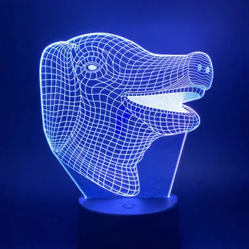 3D Lampa pre Spálne Dekorácie Krásne Ošípaných Farby Meniace Withremote Najlepší Narodeninový Darček pre Deti Usb Led Nočné Svetlo Lampy