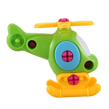 Konštrukcia Hračky Brať na Seba Hračky Montáž Vrtuľník Vziať-okrem Puzzle, Hračky pre Deti 3 ročných Chlapcov (Vrtuľník)
