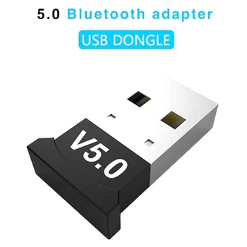 USB Bluetooth 5.0 Bezdrôtový Dongle Adaptér Adaptér 5.0 Reálne PC Prijímač Stereo Prijímač, Adaptér Bluetooth Vysielač