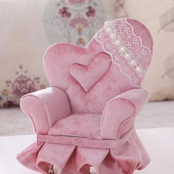 Pearl Čipky Ružová Velvet Textílie Velvet Šperky Zobraziť Náhrdelníky Náušnice Úložný Box