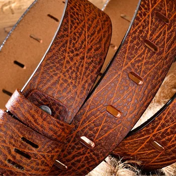 Bauhinia značky krokodíla pánske retro pin pracky tri 105-125 cm vonkajšie all-zápas vysoko kvalitné kožené pánske pás