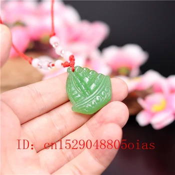 Prírodné Zelené Čínske Jade Plachetnici Prívesok Achát Náhrdelník Kúzlo Šperky Vyrezávané Amulet Módne Doplnky, Darčeky pre Ženy, Mužov