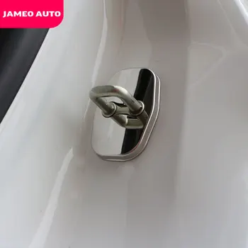Jameo Auto 4Pcs/Set ABS Auto Door Lock ochranný Kryt Dverové Zámky Kryty pre Peugeot 208 2008 2012 - 2020 Príslušenstvo