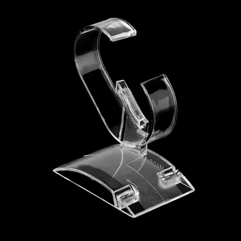 Priehľadný Akrylový Sledovať Displej Držiak na Stojan Stojan Predviesť Nástroj na Transparentné Náramkové hodinky Ľahký Stojan Prípade Winder hot Aale &7