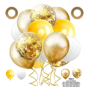 Kovové Chrome Balóny Narodeniny, Party Dekorácie Dospelých Svadobné Balón Hélium Šampanské Balóny Baby Sprcha Prípade Strany