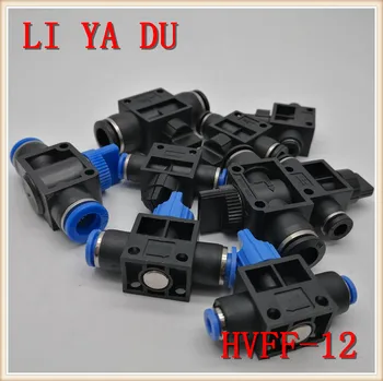 HVFF-12 Pneumatické Trubice Rýchly Konektor Jednosmerný Vykladanie Poistný Ventil
