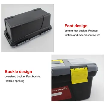 Prenosné S/M/L Veľkosť Plastové Hardvéru Toolbox Domácnosti Multifunkčné Údržba Nástrojov Auto Úložný Box Anti-jeseň Box