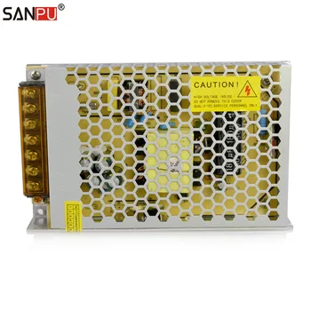 Veľkoobchod SANPU SMPS 12 V 12.5 A 150W Osvetlenie Transformátory 12VDC LED Ovládače Napájacie Jednotky pre Vnútorné Pásy Svetla 150watts