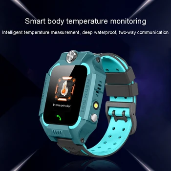 Deti Smartwatch Stlačte Sn IP67 s Telesnej Teploty Meranie