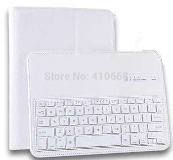 Vymeniteľné Odnímateľný Bluetooth Keyboard Stand Kožené puzdro pre Samsung Galaxy Note 10.1 Edition P601 P600+Film+Pero