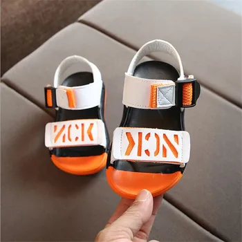 Detské sandále 2020 nové letné plážové topánky chlapci a dievčatá batoľa topánky non-slip mäkké dno malé deti, detské sandále