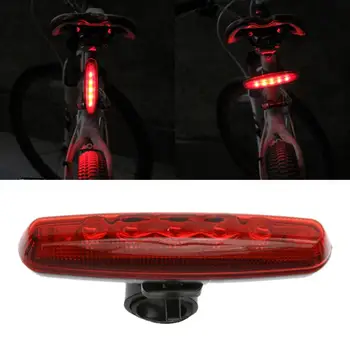 Horský Bicykel, jazda na Bicykli Svetlo Bezpečnostné Výstražné Svetlo Bicyklov Svetla Vodotesné Zadné zadné Svetlo 5 LED USB Nabíjateľné Zadné Sedadlo Svetlo