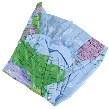 Nafukovacie Hračka Svete Tellurion Školenia Geografia Mapu Balón Vody Loptu 40 cm
