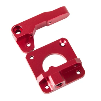 Červené Kovové MK8 Vytláčacie Hliníkovej Zliatiny Blok Bowdenových Vytláčacie 1.75 mm Vlákna, pre CREALITY 3D Tlačiarne