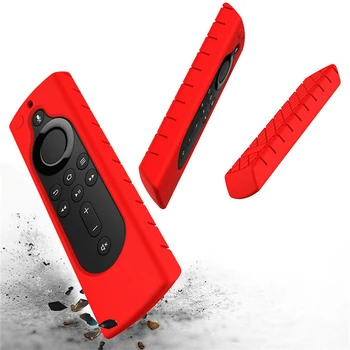 Pre Amazon Požiaru TV Stick 4K TV Stick Diaľkové Silikónové puzdro Ochranný Kryt Pokožky