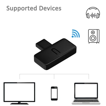 Bezdrôtová Typ-C Audio Vysielač USB Adaptér pre Nintendo Prepínač PS4 JR Ponuky