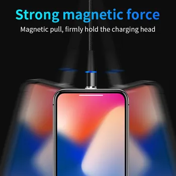 5A Magnetické Supercharge Nabíjací Kábel pre HUAWEI P30 Pro Mate 20 Pro P20 Xiao Mi9 MIX3 SAMSUNG S10+ Pre iPhone XS MAX XR 8 7+