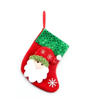 Vianočný Darček, Vianočné Pančuchy Ponožky Stromu Visí Candy Darčeková Taška Dekorácie Nový Rok Ozdoby Santa