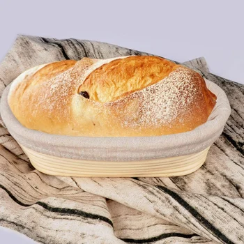 AFBC Banneton Korektúry Kôš Set - Remeselníka Sourdough Chlieb Pekáreň Kôš,Cesto Škrabka/Cut & Brotform Tkaniny Podšívka