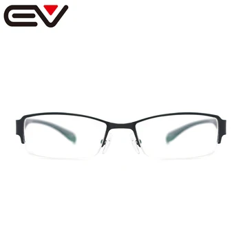 Módny dizajn lady style pol rim optické rámy, luxusné značky čítanie okuliare rám mens EV1023