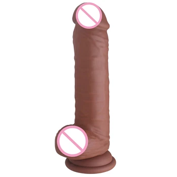 8 Palcový Realistické Dildo Silikónový Vibrátor Obrovský Penis 360° Rotácia Reálne Dong Bezdrôtový Dildo Análny Sex Hračky pre Ženy Masturbácia