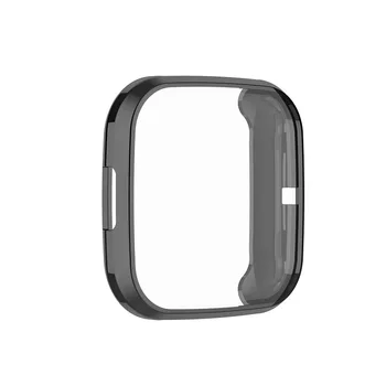 Full Screen Protector Prípade Fitbit Versa2 Smartwatch Rám, Kryt Mäkké tpu Ochranný Pre fitbit Versa2 Príslušenstvo Hodinky