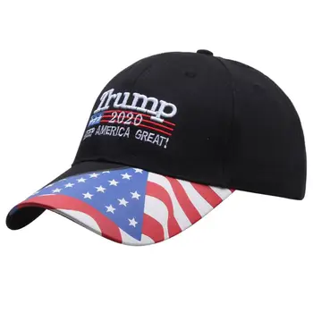 2020 Prezident šiltovku Udržať v Amerike Veľké Vyšívané Vlajku USA Snapback Klobúk A69C
