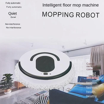 Automatický Robot Vysávač Zberného Utieranie Robotický Vysávač, USB Nabíjateľné Podlahy Mopom Metlu Stroj