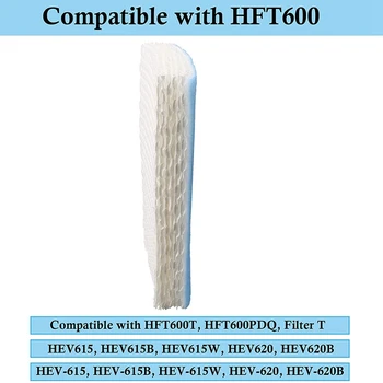 6 Pack Nahradenie Zvlhčovač Filter vhodný pre Honeywell HFT600 HEV615 HEV615B HEV615W HEV620 HEV620B HEV620W HEV-615
